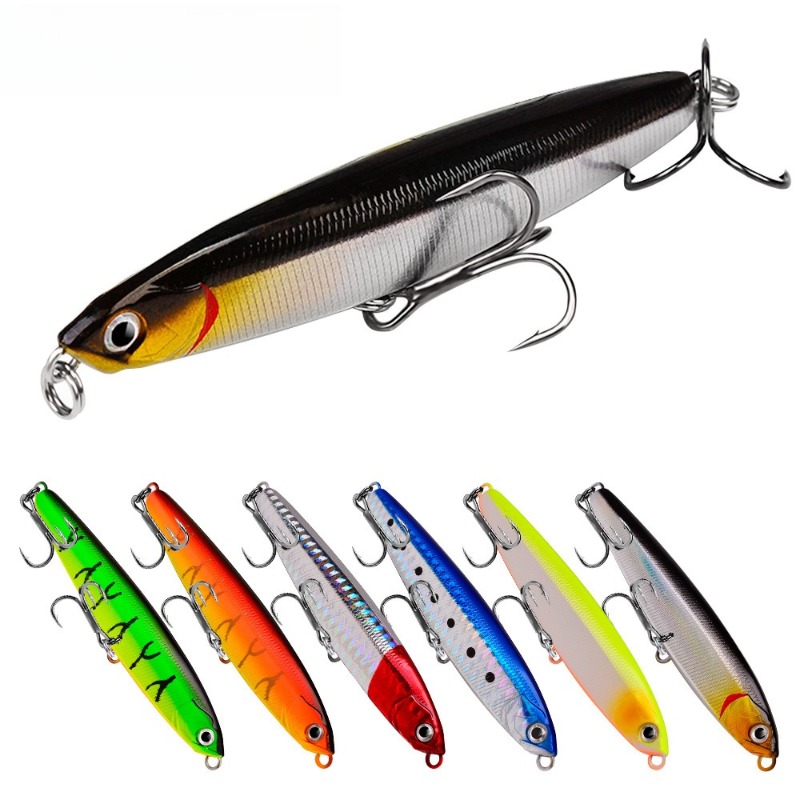 Fishing Lure Popper - 1Pcs Weights 10-24g Pencil Lure Minnow