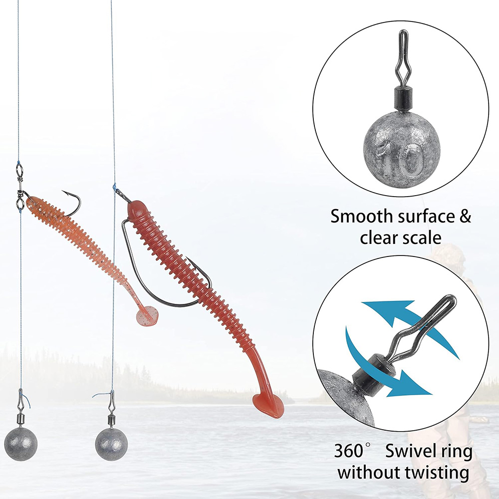 10Pcs Fishing Weight Lead 2.5G - مراجعة Fishing Lure Popper وسعره