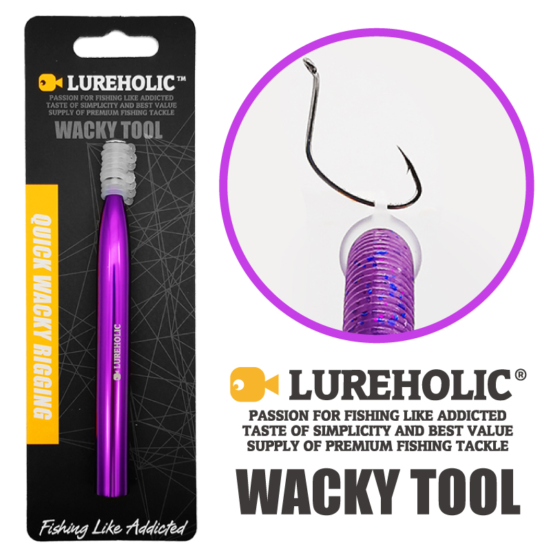 LUREHOLIC 8mm 12mm Wacky Tool  - مراجعة Fishing Lure Kit وسعره