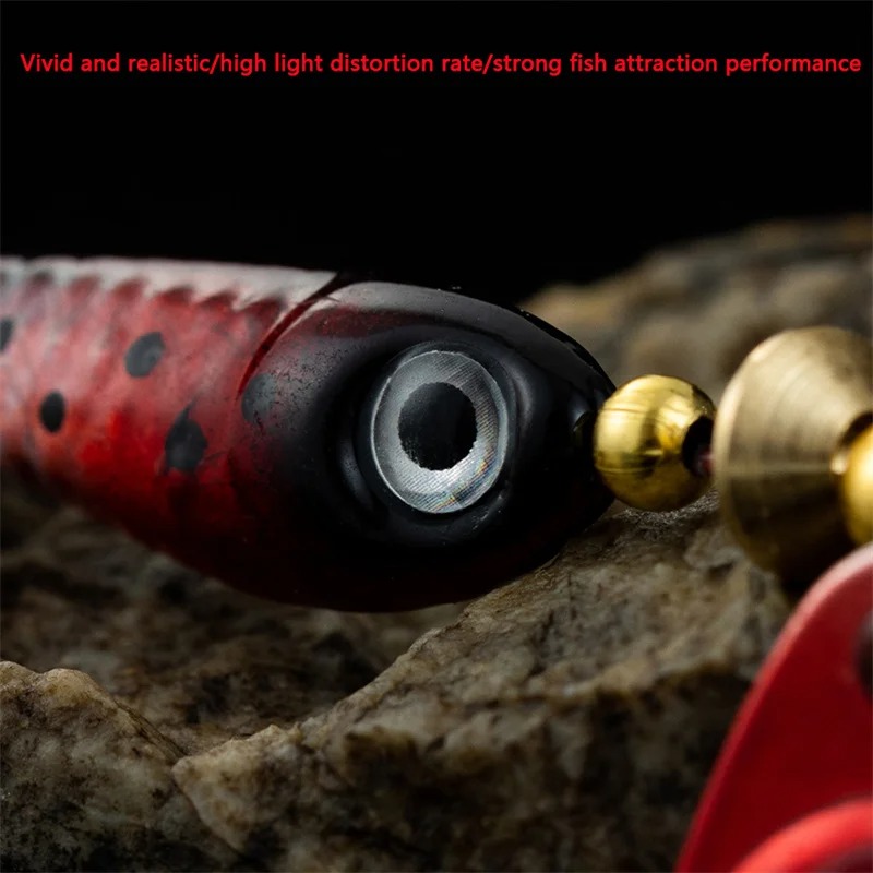 Fishing Spinner Lure Metal Rot - مراجعة Fishing Lure Blade Bait وسعره