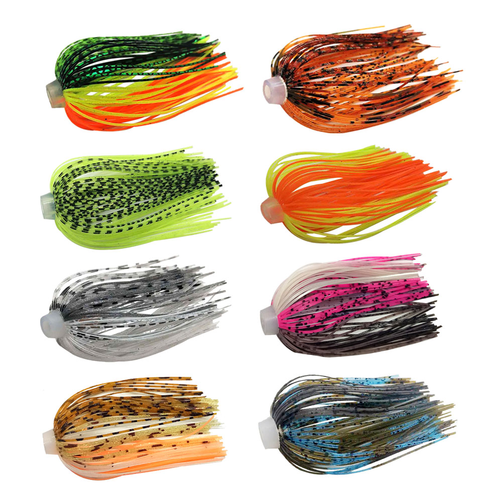 5 pcs/lot 88 Strands 64mm Sili - مراجعة Fishing Lure Buzzbait وسعره
