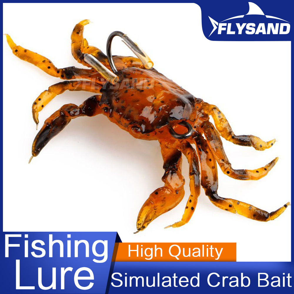 FLYSAND Bionic Crab Silicone S - مراجعة Fishing Lure Soft Plastic وسعره