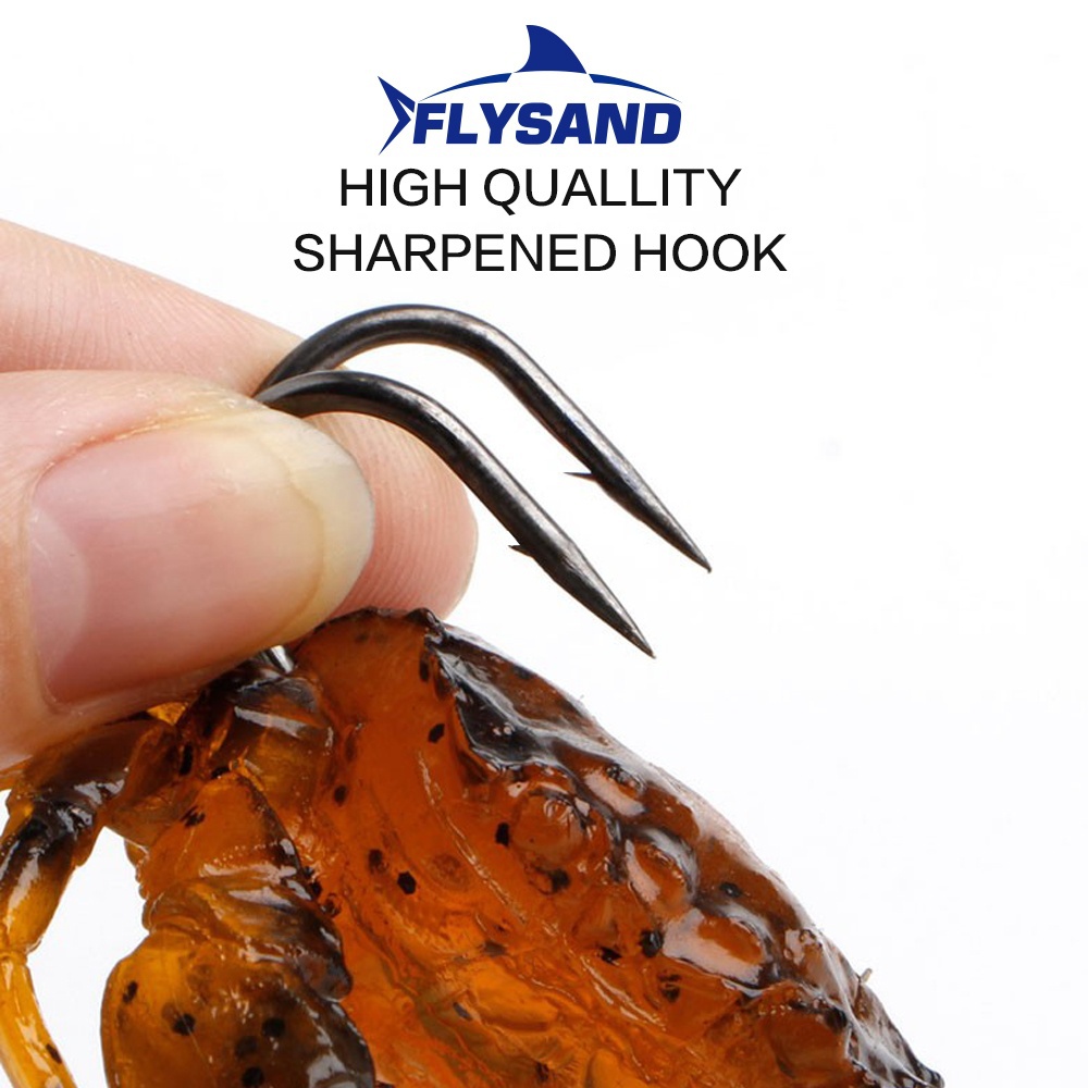 FLYSAND Bionic Crab Silicone S - مراجعة Fishing Lure Soft Plastic وسعره