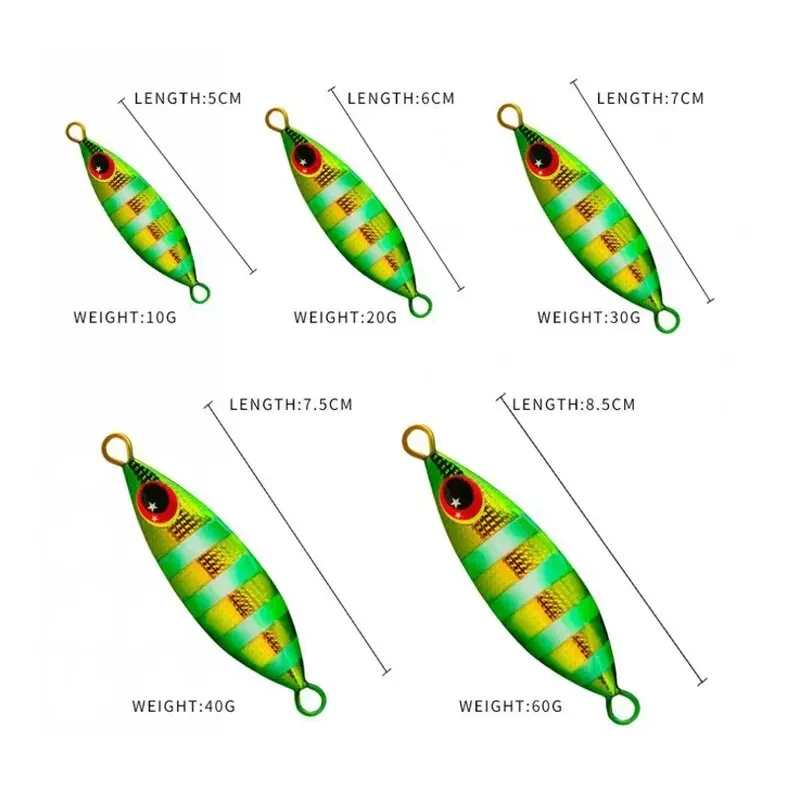 Inchiku Metal Jig Spoon Lure 6 - مراجعة Fishing Lure Buzzbait وسعره