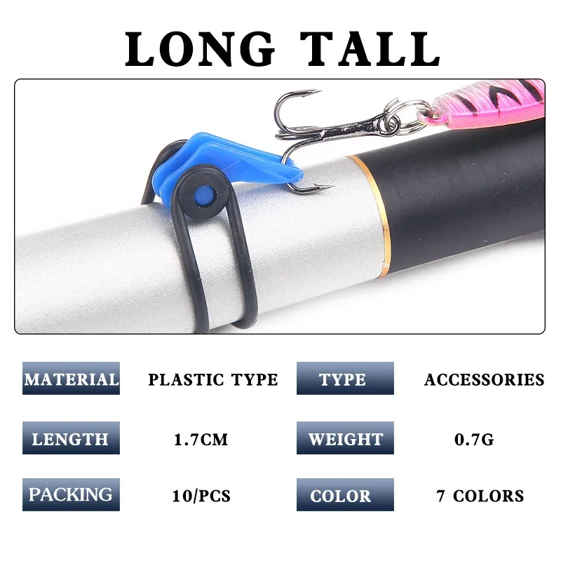 10pcs/lot Plastic Fishing Hook - مراجعة Fishing Lure Jig وسعره