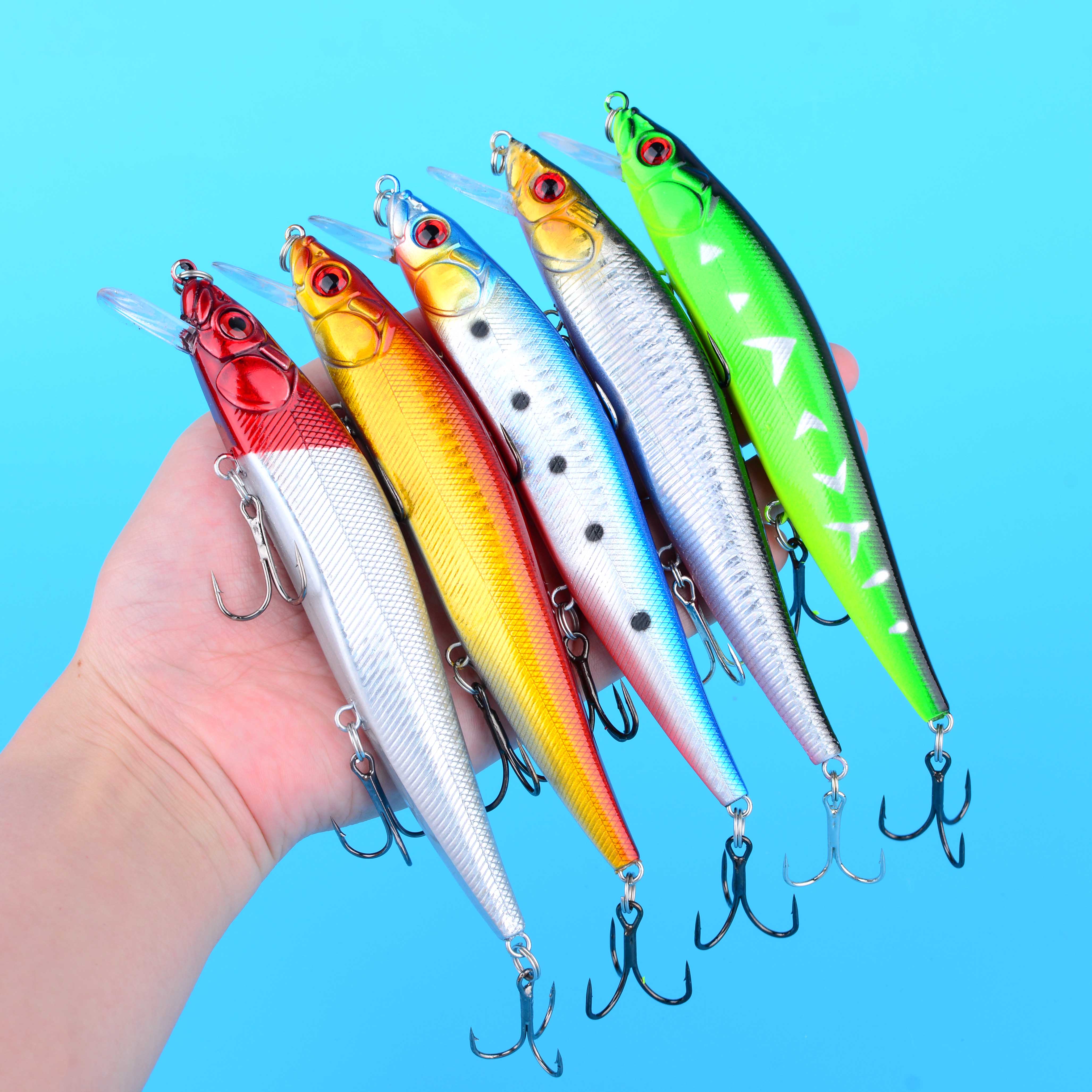 1pc Minnow Fishing Lure Floati - مراجعة Fishing Lure Jerkbait وسعره