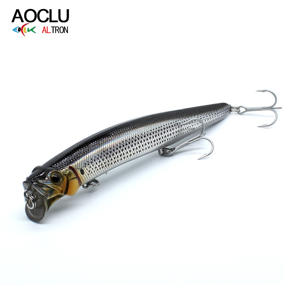 AOCLU Jerkbait Floating Wobble - مراجعة Fishing Lure Popper وسعره