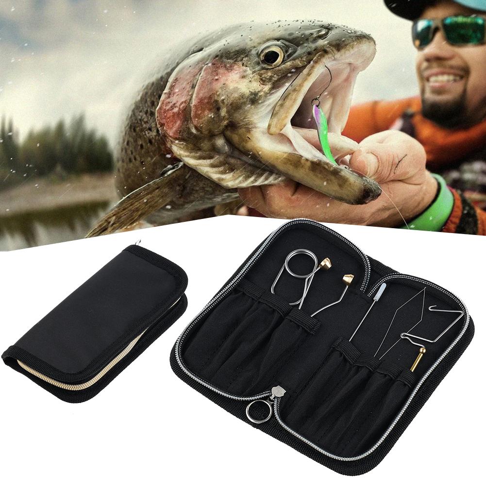 5 In 1 Fly Tying Tools Kit Fly - مراجعة Fishing Lure Making Kit وسعره