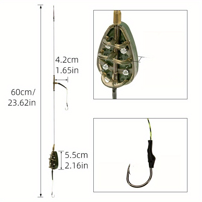 1pc Carp Fishing Feeder Kit Fe - مراجعة Fishing Lure Making Kit وسعره
