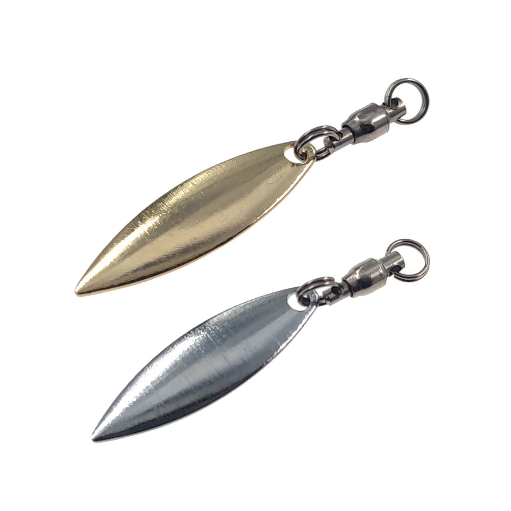 10pcs Willowleaf Blades Spinne - مراجعة Fishing Lure Blade Bait وسعره