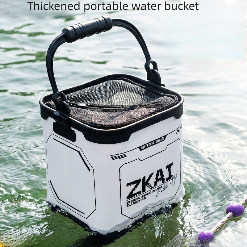 Water Bucket Multi Functional  - مراجعة Fishing Lure Box وسعره