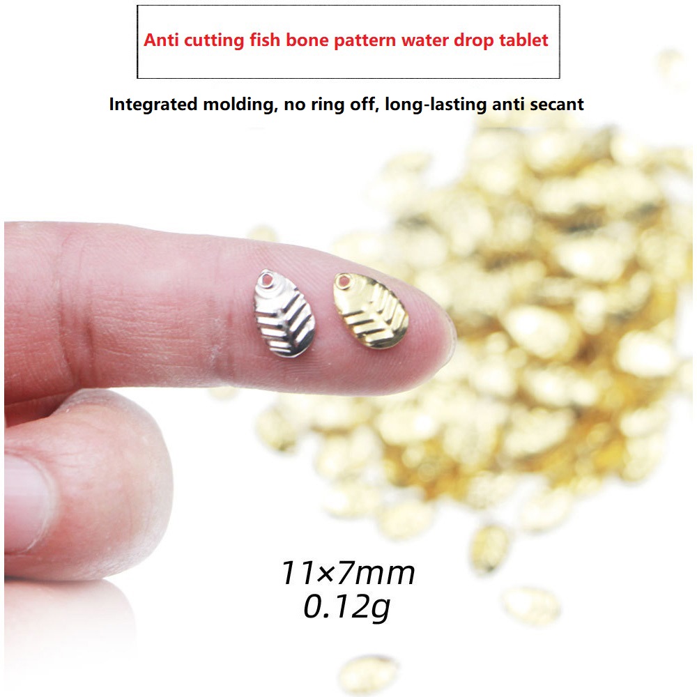 50Pcs/lot DIY Fishing Spinner  - مراجعة Fishing Lure Spinner وسعره