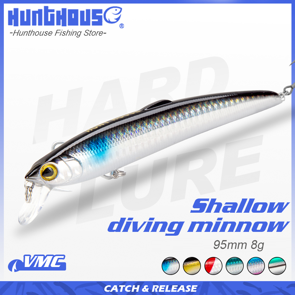 Hunthouse Smith Saruna Minnow  - مراجعة Fishing Lure Jerkbait وسعره