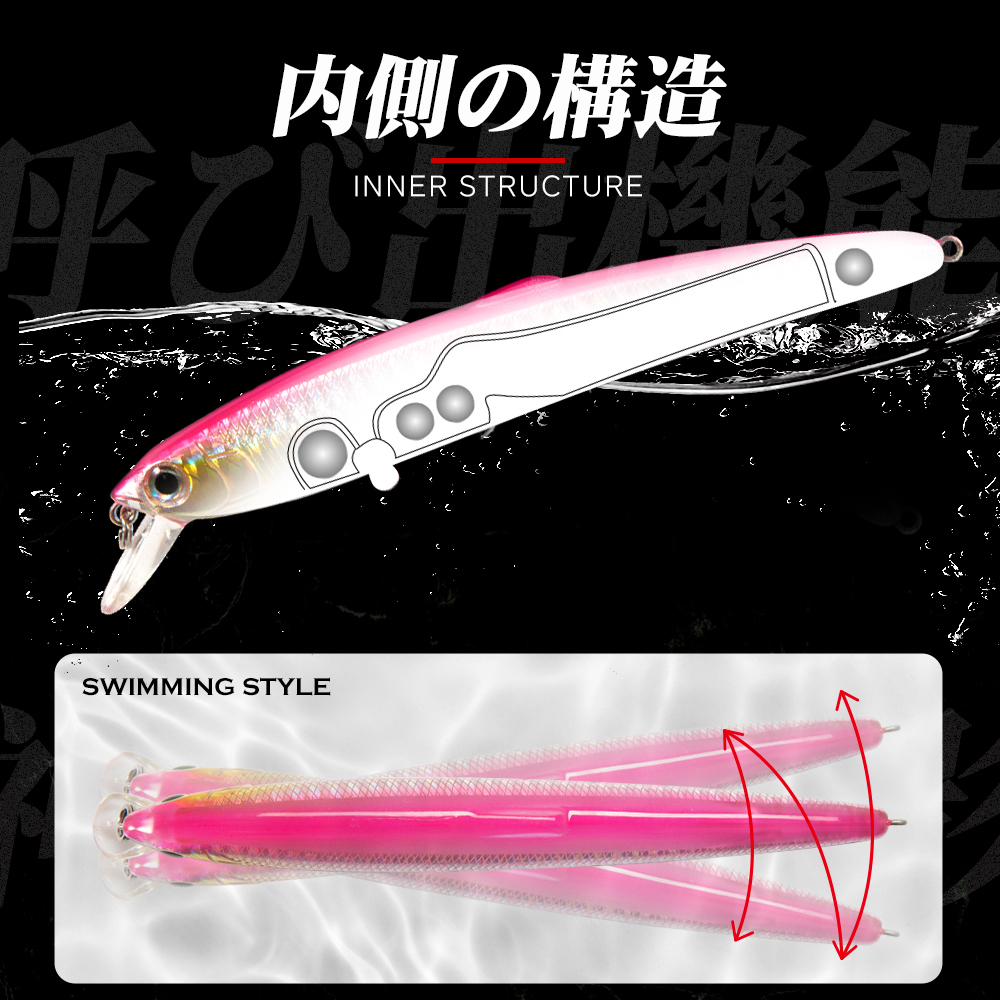 Hunthouse Smith Saruna Minnow  - مراجعة Fishing Lure Jerkbait وسعره