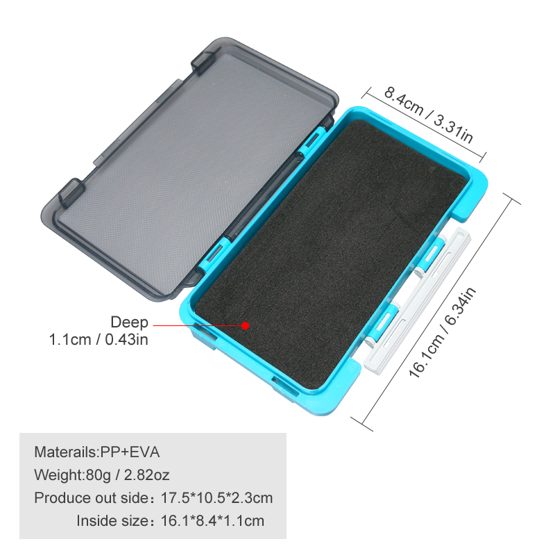 New Plastic Fishing Box Portab - مراجعة Fishing Lure Spoon وسعره