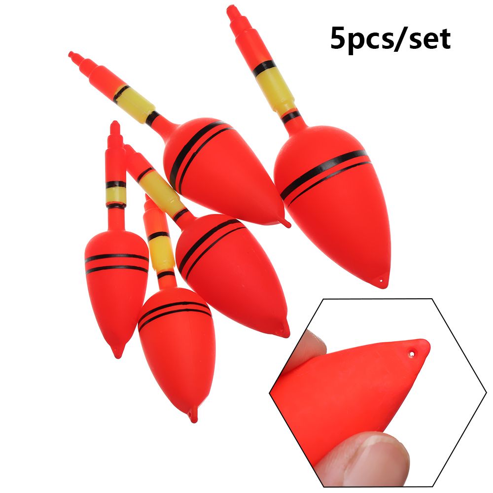 5pcs/set Plastic Fishing Float - مراجعة Fishing Lure Topwater وسعره