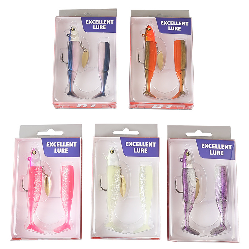 1Pcs Soft Swimbait Fishing Lur - مراجعة Fishing Lure Blade Bait وسعره