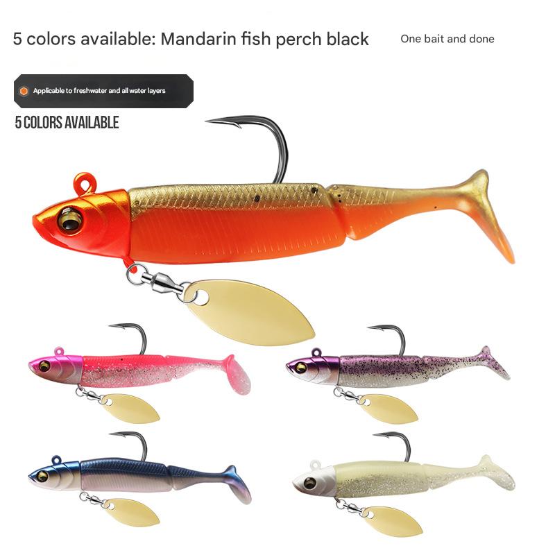 1Pcs Soft Swimbait Fishing Lur - مراجعة Fishing Lure Blade Bait وسعره