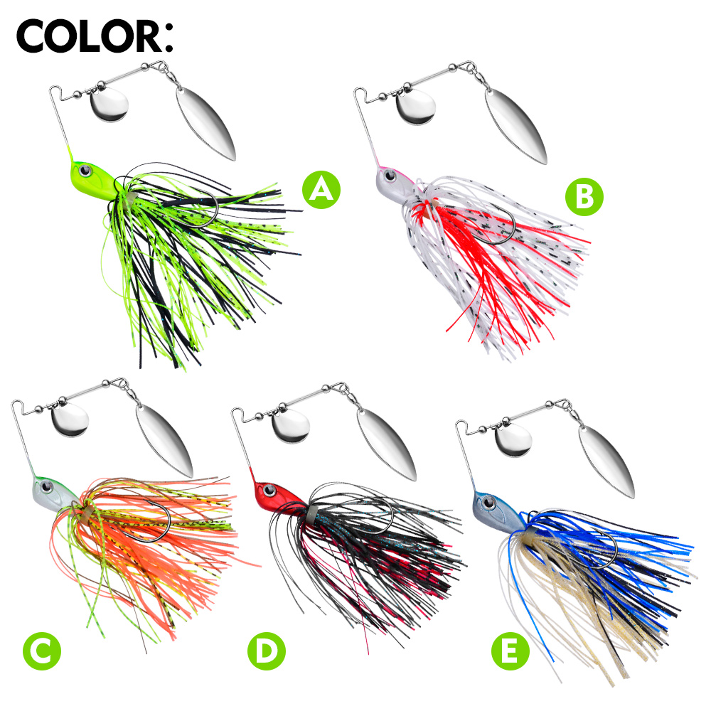 Proberos 10/14g spinner bait f - مراجعة Fishing Lure Blade Bait وسعره
