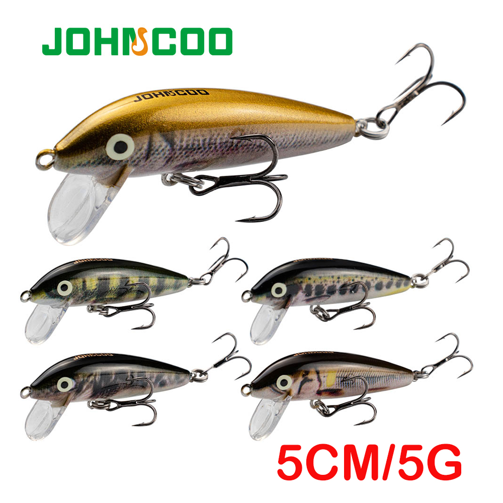 5cm 5g Sinking Minnow Wobblers - مراجعة Fishing Lure Jerkbait وسعره