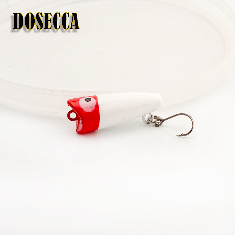 1PCS 2.5cm 1.5g  Topwater Bait - مراجعة Fishing Lure Popper وسعره