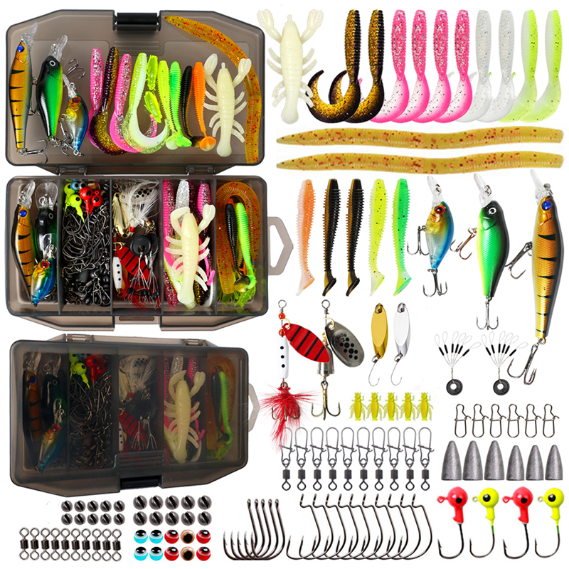 New 120PCS Fishing Lure Set So - مراجعة Fishing Lure Jig وسعره