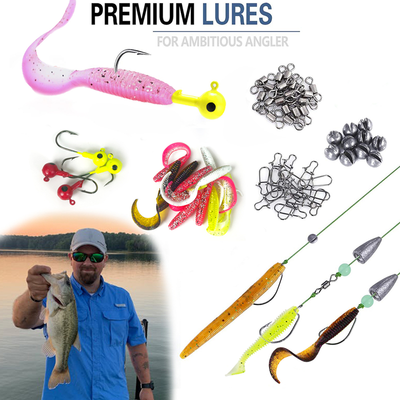 New 120PCS Fishing Lure Set So - مراجعة Fishing Lure Jig وسعره
