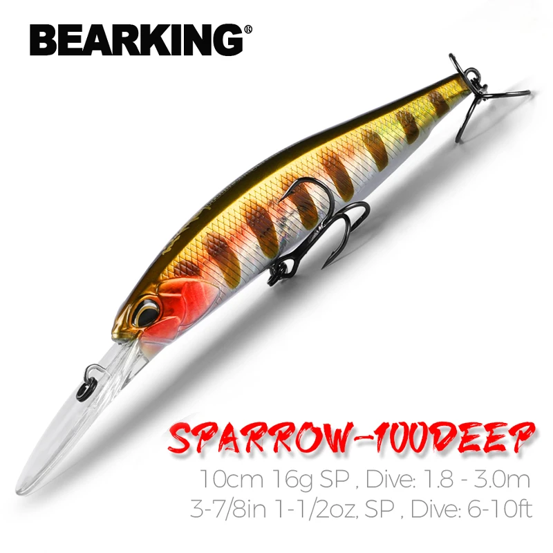 BEARKING 10cm 16g Super Magnet - مراجعة Fishing Lure Jerkbait وسعره