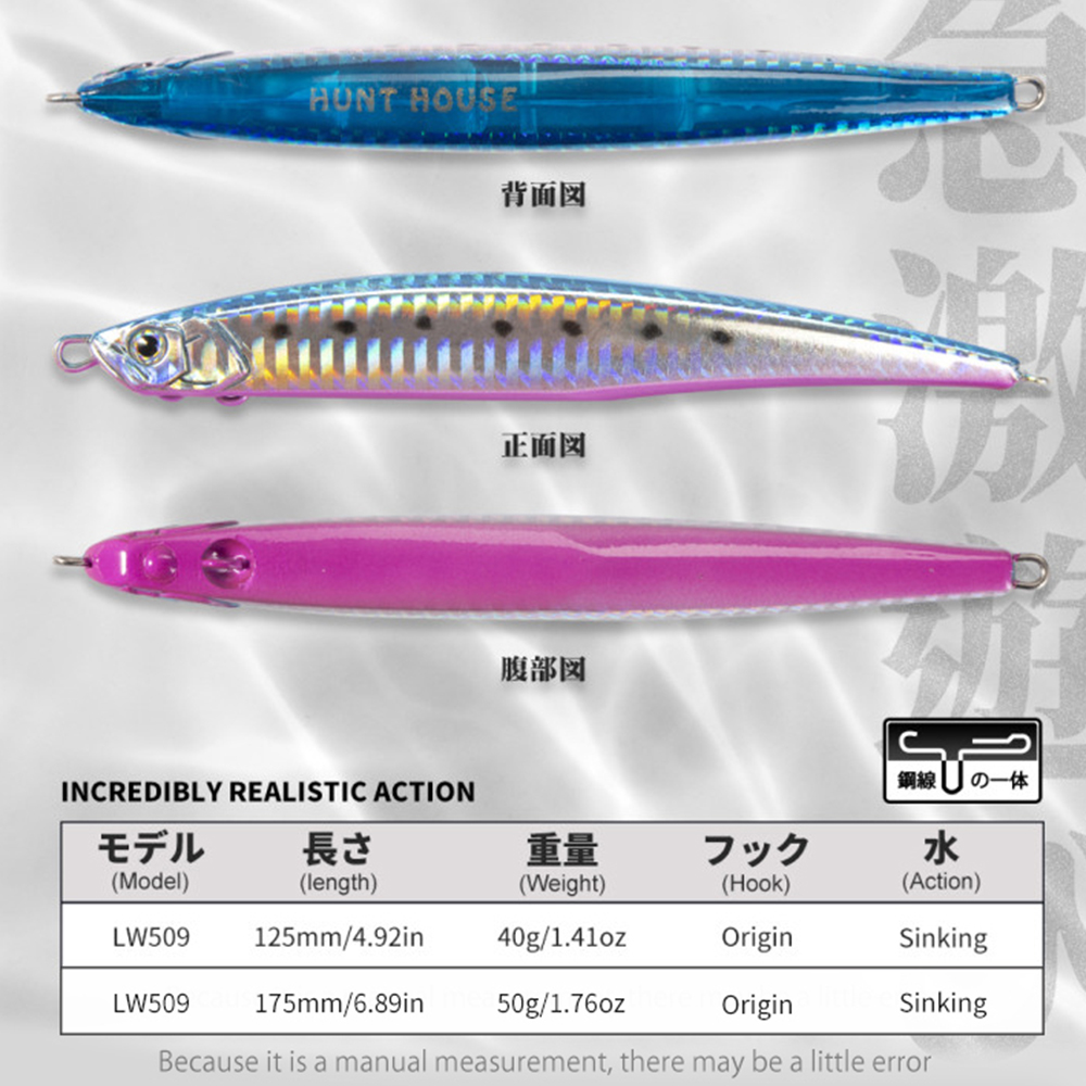 Hunthouse Jerk Press Bait Sink - مراجعة Fishing Lure Jerkbait وسعره