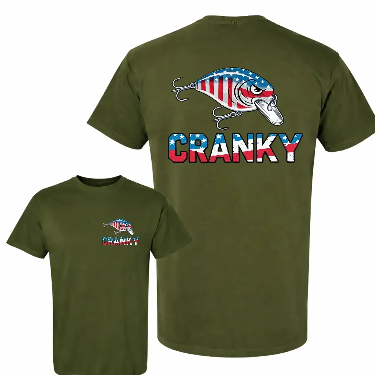 Camo Crankbait Fishing T-Shirt - مراجعة Fishing Lure Crankbait وسعره
