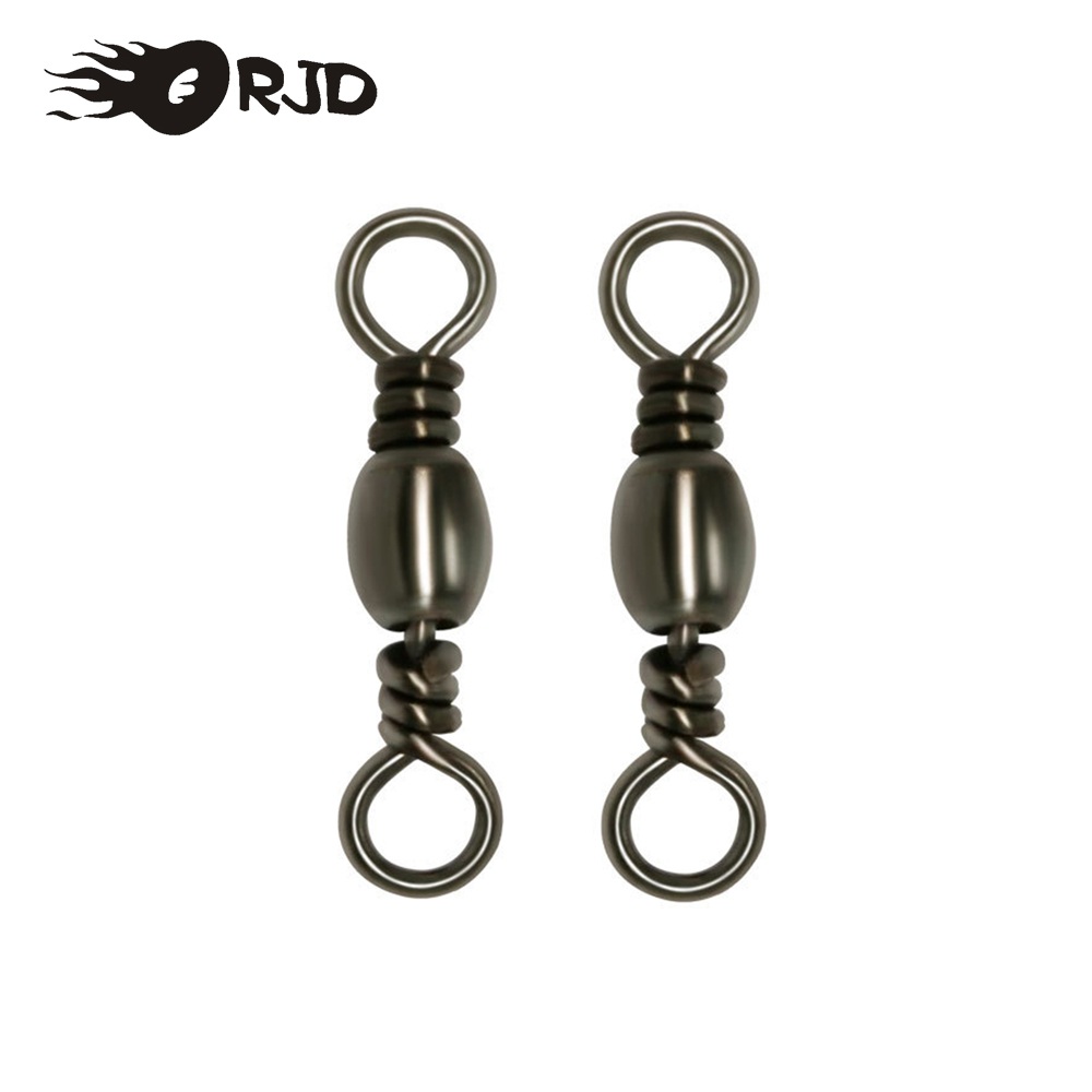 ORJD 20-50pcs Barrel Swivels F - مراجعة Fishing Lure Accessories وسعره