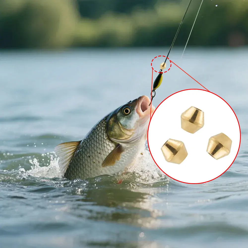 40pcs DIY Lure Brass Fishing B - مراجعة Fishing Lure Spinner وسعره