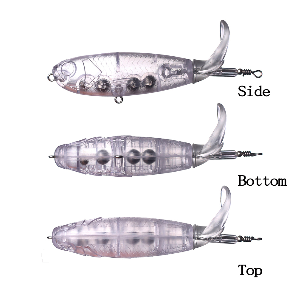 Chan’sHuang 20PCS Unpainted Bl - مراجعة Fishing Lure Popper وسعره