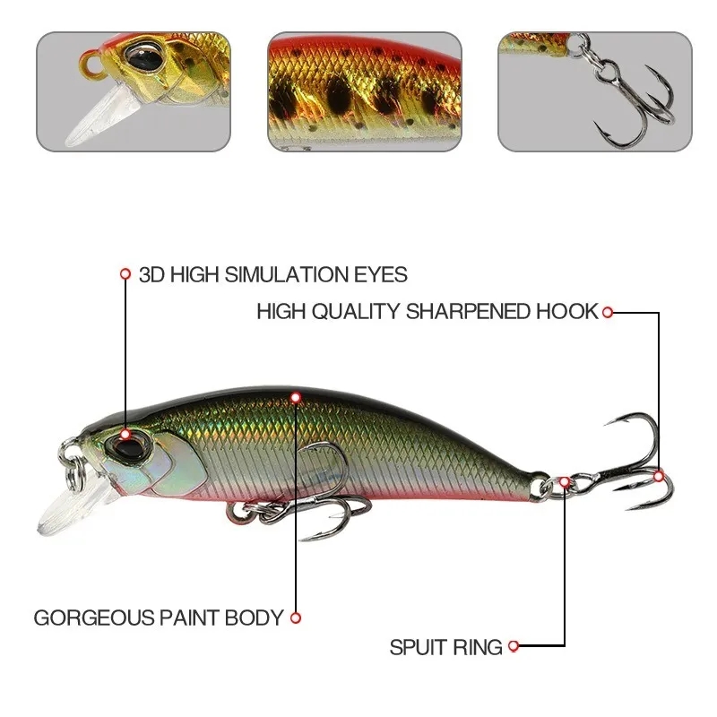 15Pcs Sinking Minnow Fishing L - مراجعة Fishing Lure Jerkbait وسعره
