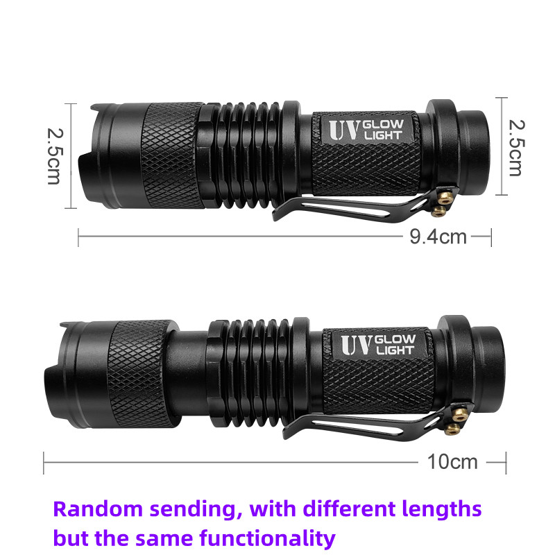 Mini UV Flashlight 395nm Ultra - مراجعة Fishing Lure Jig وسعره