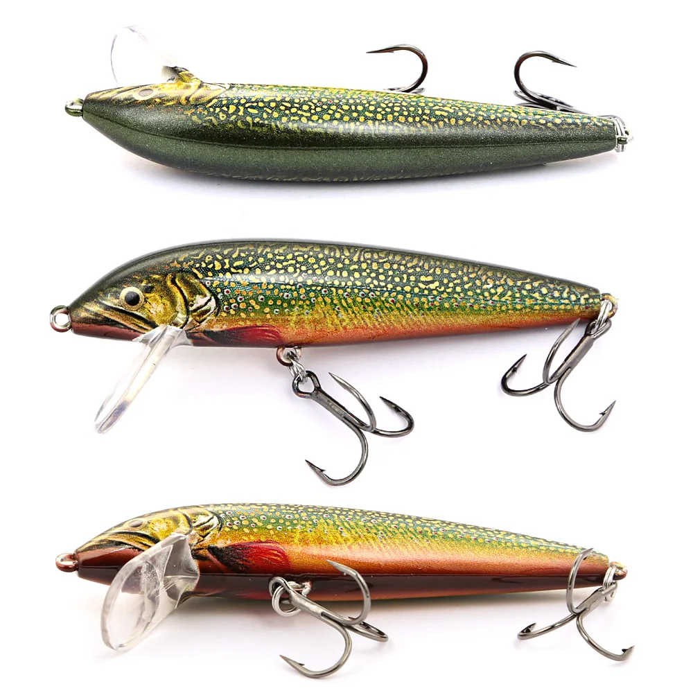 B&U 80mm Sinking Minnow Wobbli - مراجعة Fishing Lure Jerkbait وسعره