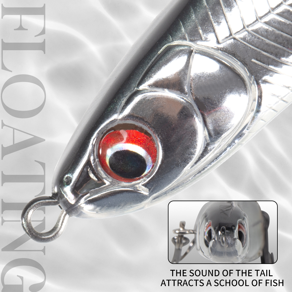 Hunthouse Floating Topwater Dr - مراجعة Fishing Lure Popper وسعره