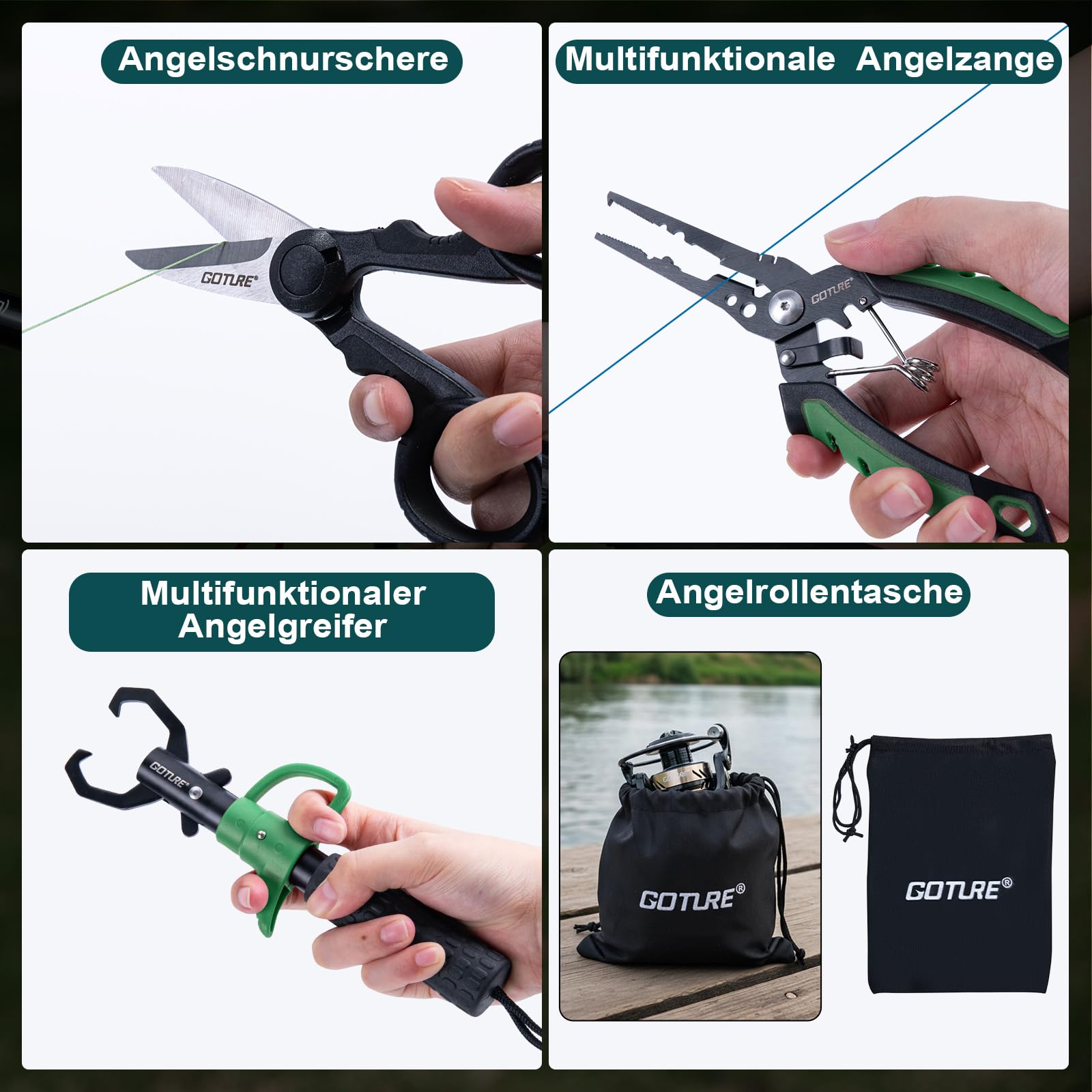 Goture 1.8M-2.7M Carbon Telesc - مراجعة Fishing Lure Spinner وسعره