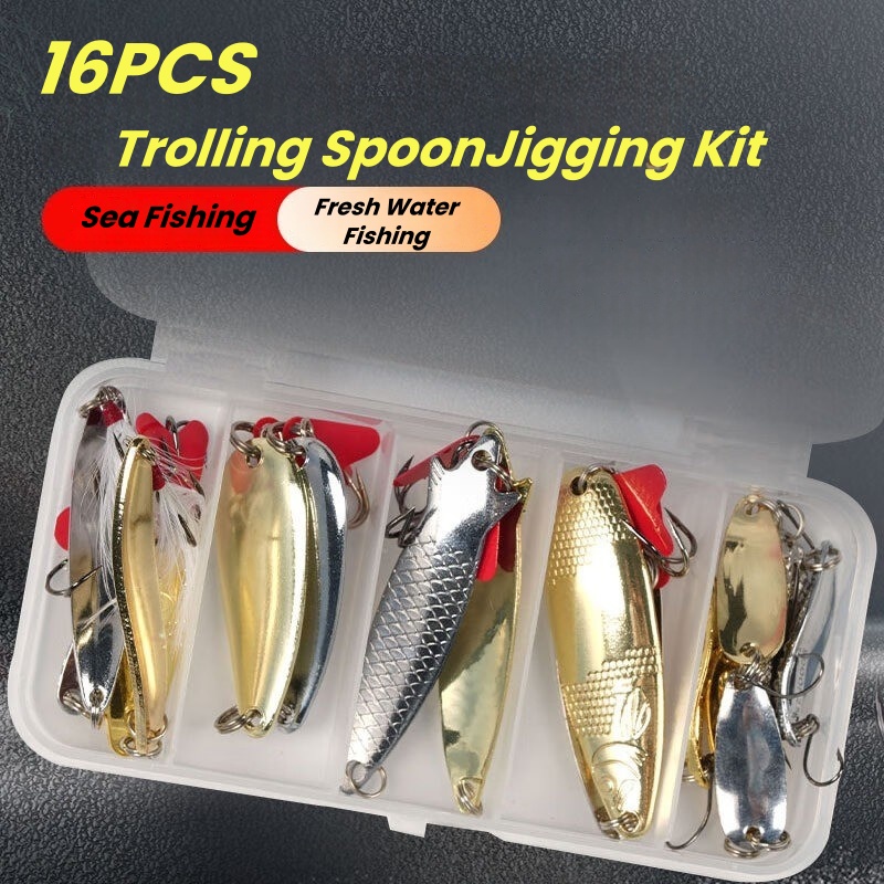 Fishing Lure Kit 16 pcs sets T - مراجعة Fishing Lure Swimbait وسعره