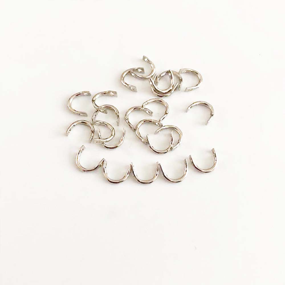 50-100pcs/lot Fishing U-ring 5 - مراجعة Fishing Lure Spinner وسعره