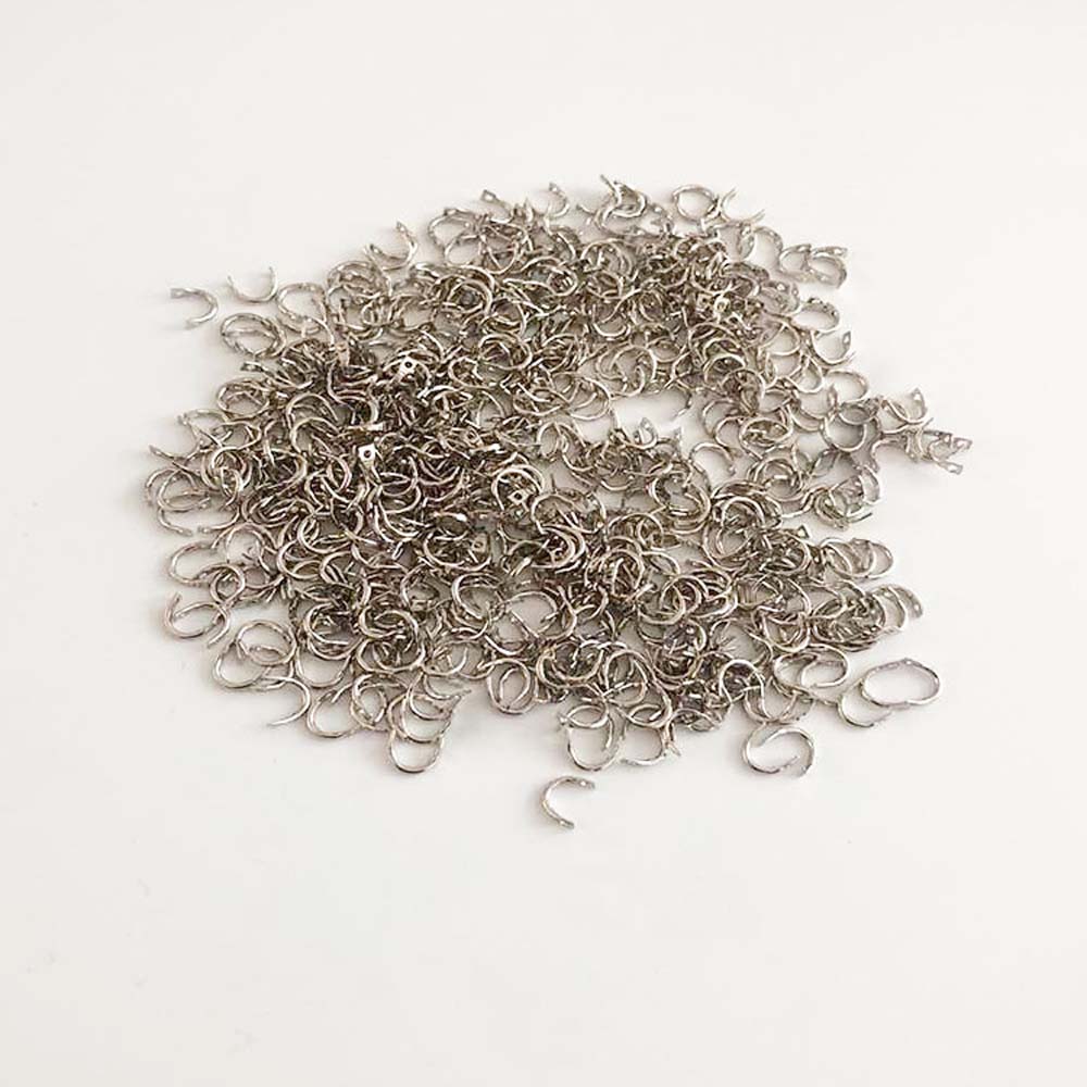 50-100pcs/lot Fishing U-ring 5 - مراجعة Fishing Lure Spinner وسعره