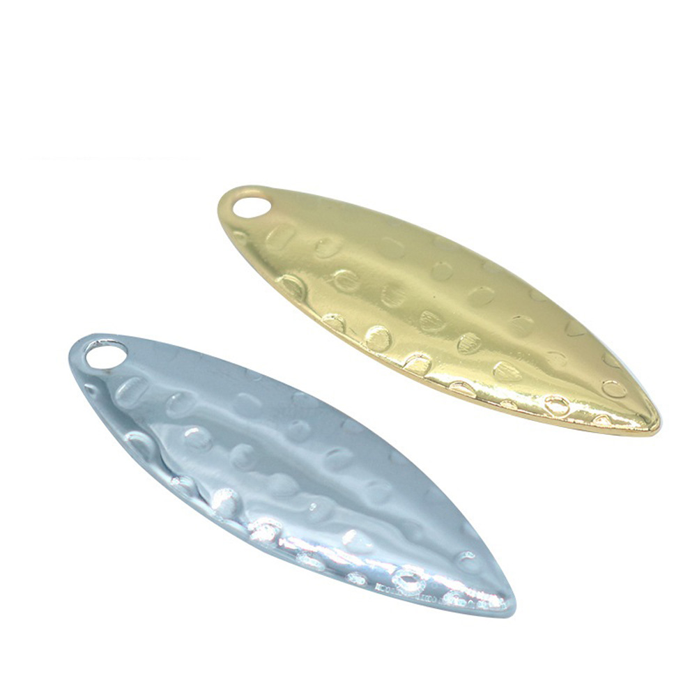 10Pcs/lot Willow leaf Sequin P - مراجعة Fishing Lure Spinner وسعره