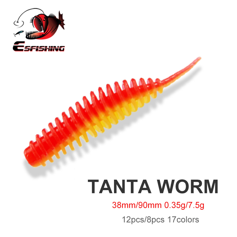 ESFISHING Fishing Tiny Worm Ba - مراجعة Fishing Lure Buzzbait وسعره