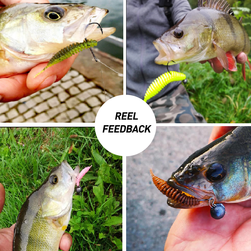 ESFISHING Fishing Tiny Worm Ba - مراجعة Fishing Lure Buzzbait وسعره