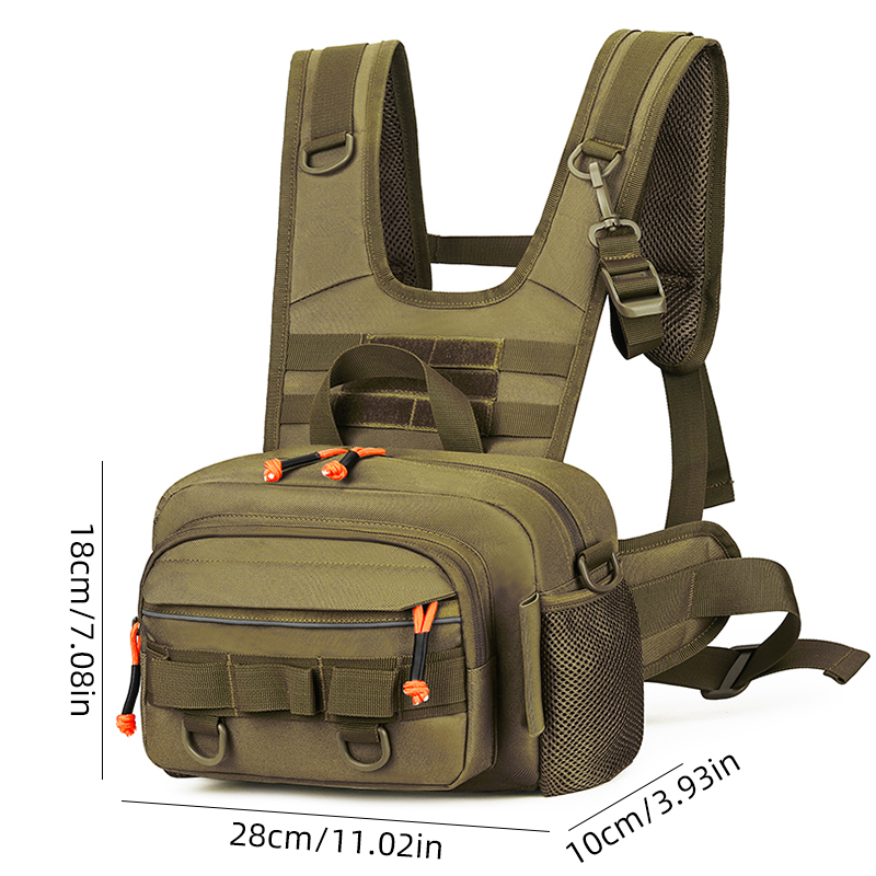 Men Chest Bag Tactical Fishing - مراجعة Fishing Lure Box وسعره