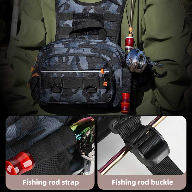 Men Chest Bag Tactical Fishing - مراجعة Fishing Lure Box وسعره