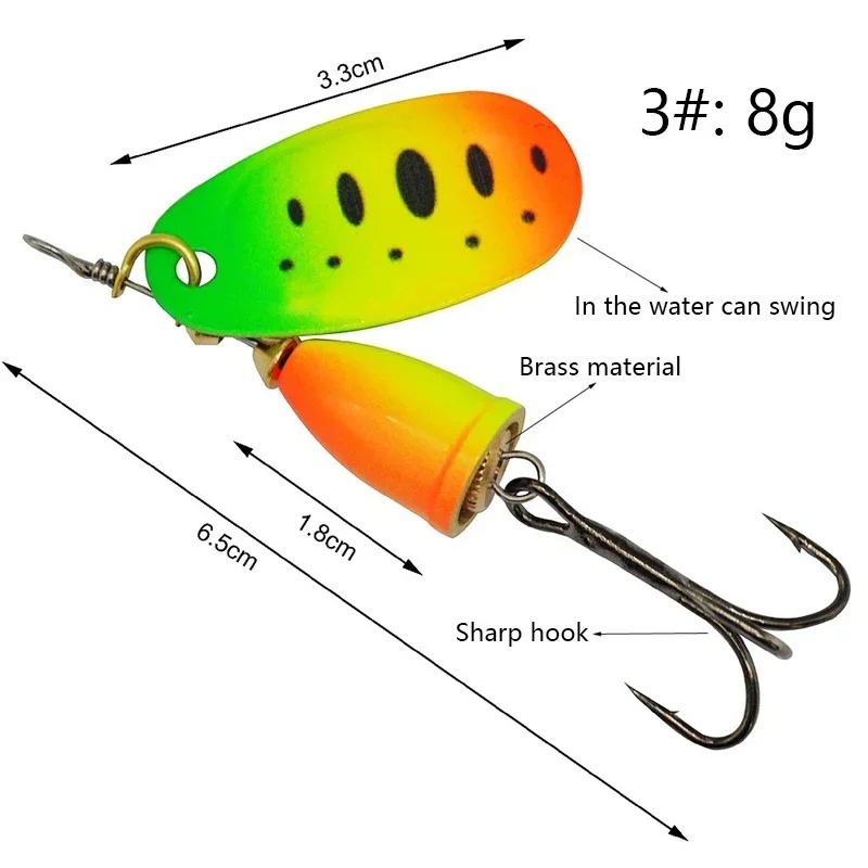 Fishing Spinner Lure 8g Metal  - مراجعة Fishing Lure Blade Bait وسعره