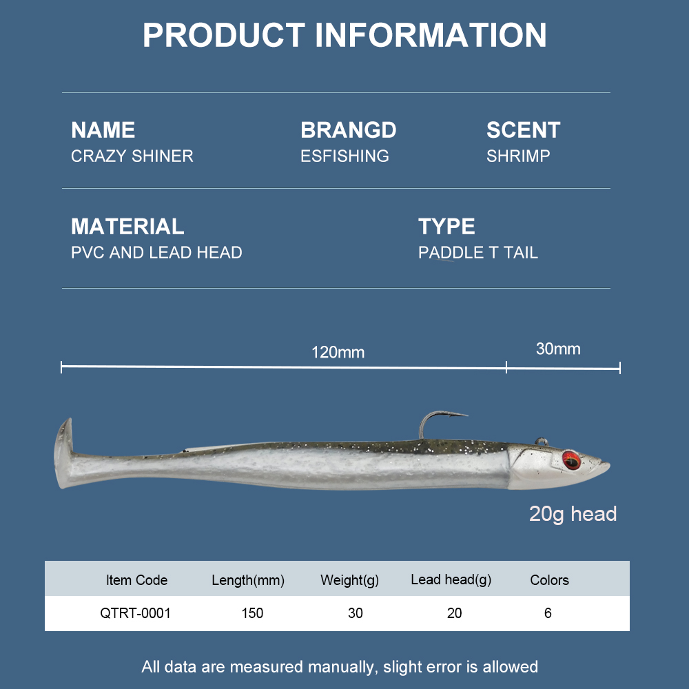 ESFISHING Soft Fishing Lures L - مراجعة Fishing Lure Soft Plastic وسعره