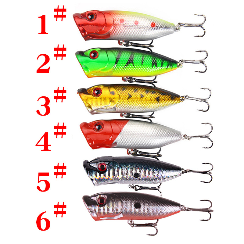 6pcs 6colors（opp bag）/5pcs 5co - مراجعة Fishing Lure Popper وسعره