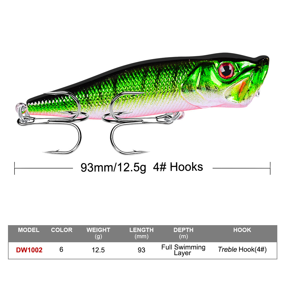 Hot Selling Popper Lure Topwat - مراجعة Fishing Lure Popper وسعره
